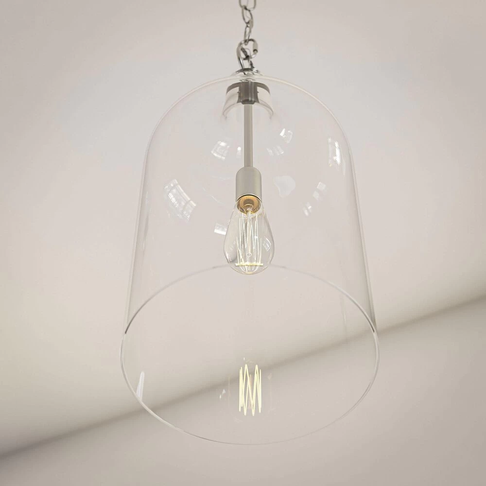 Kenroy Capri 1-Light Pendant In Brushed Nickel 6 Kenroy Capri 1-Light Pendant In Brushed Nickel - Image 4