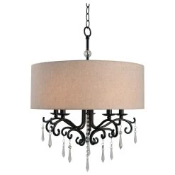 Kenroy Lucille 5-Light Chandelier In Oil Rubbed Bronze