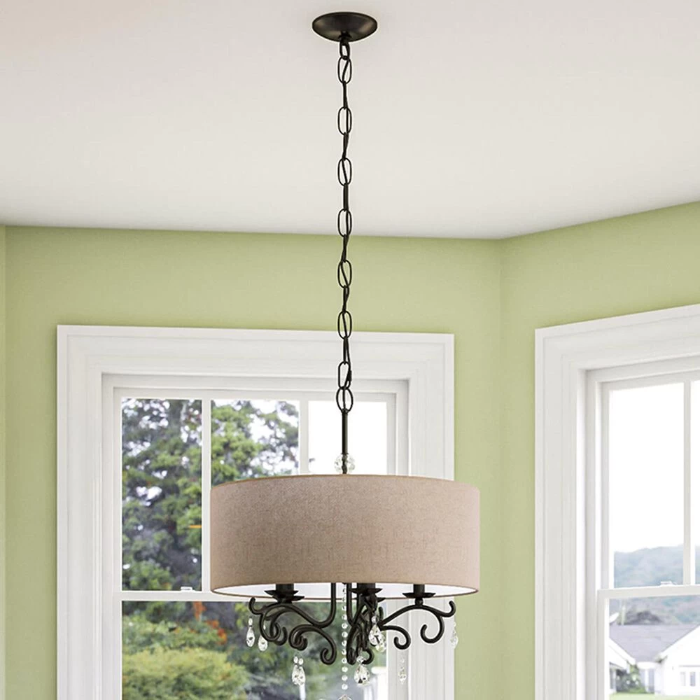 Kenroy Lucille 5-Light Chandelier In Oil Rubbed Bronze 4 Kenroy Lucille 5-Light Chandelier In Oil Rubbed Bronze - Image 2