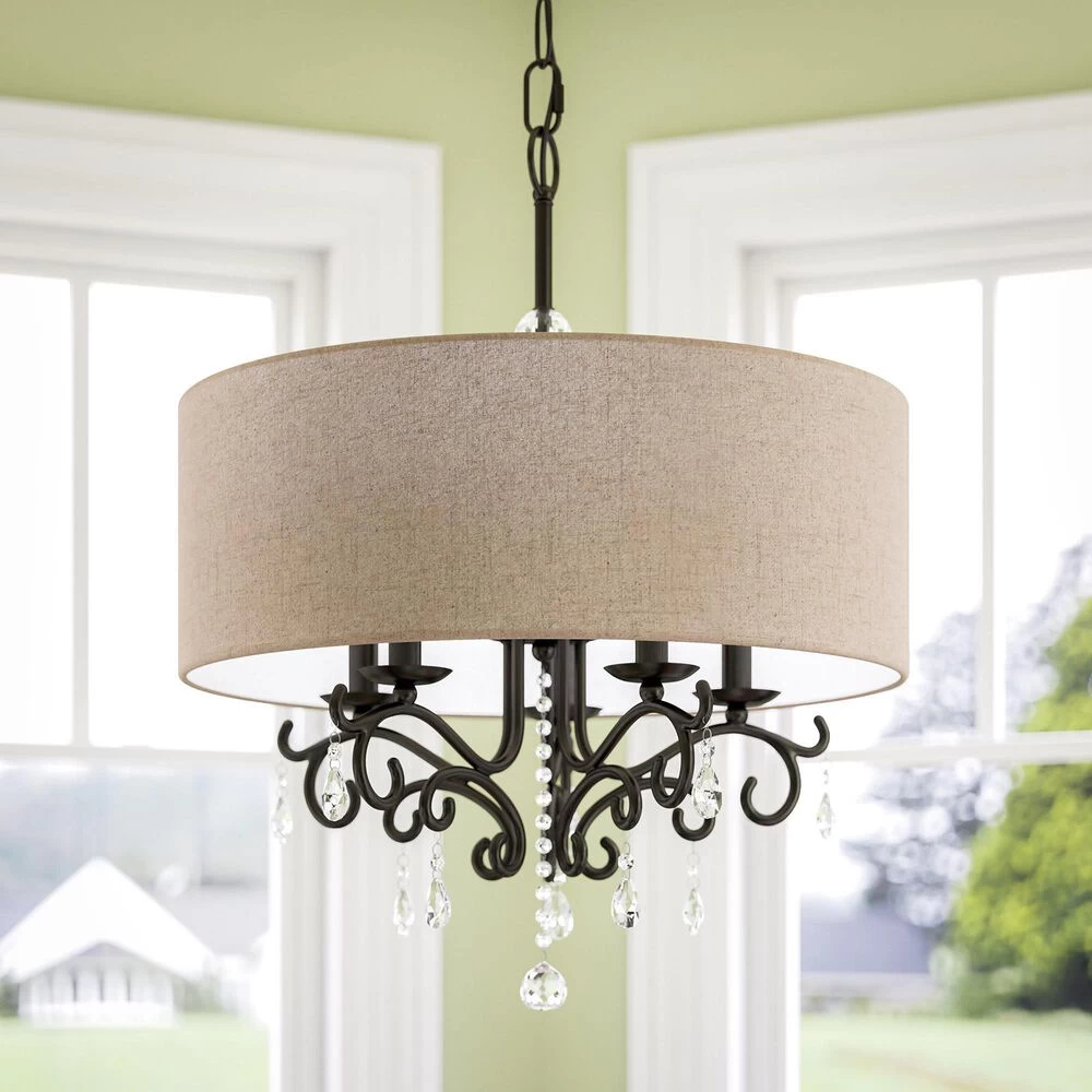 Kenroy Lucille 5-Light Chandelier In Oil Rubbed Bronze 8 Kenroy Lucille 5-Light Chandelier In Oil Rubbed Bronze - Image 6