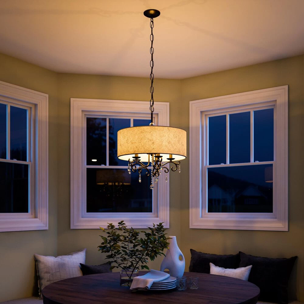 Kenroy Lucille 5-Light Chandelier In Oil Rubbed Bronze 10 Kenroy Lucille 5-Light Chandelier In Oil Rubbed Bronze - Image 8