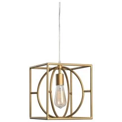 Kenroy Adele 1-Light Swag Pendant In Gold