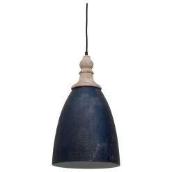 Kenroy Meza 1-Light Pendant In Antique Black