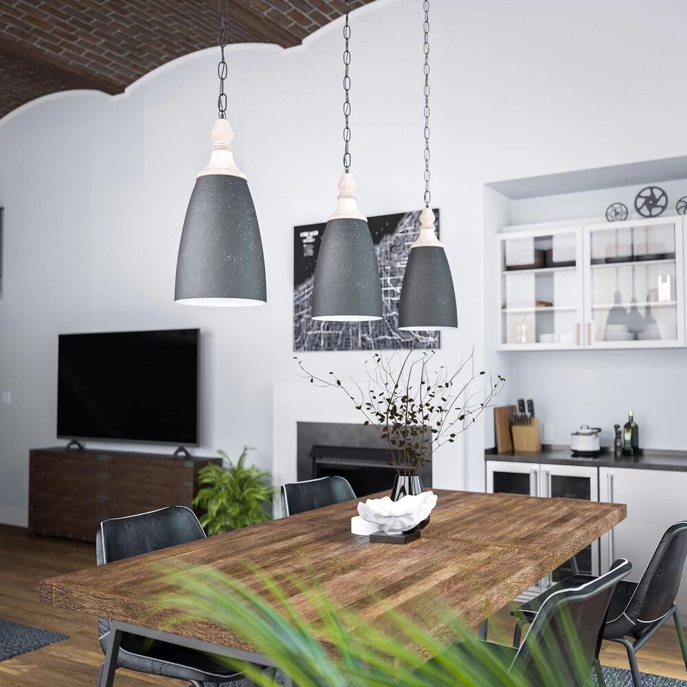 Kenroy Meza 1-Light Pendant In Antique Black 8 Kenroy Meza 1-Light Pendant In Antique Black - Image 6