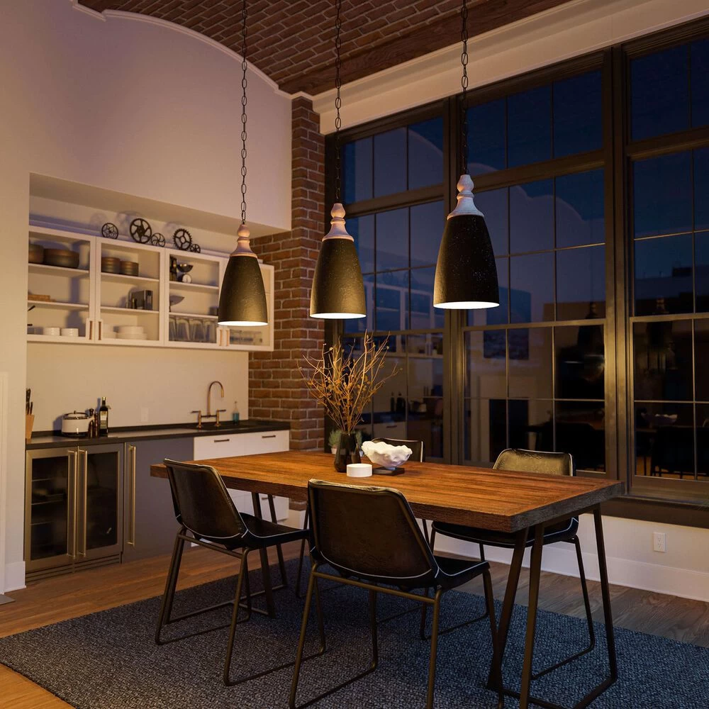 Kenroy Meza 1-Light Pendant In Antique Black 10 Kenroy Meza 1-Light Pendant In Antique Black - Image 8