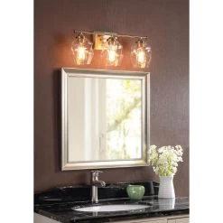 Kenroy Ramona 3-Light Vanity In Antique Brass 15 Kenroy Ramona 3-Light Vanity In Antique Brass -Kenroy Store 63690747 5