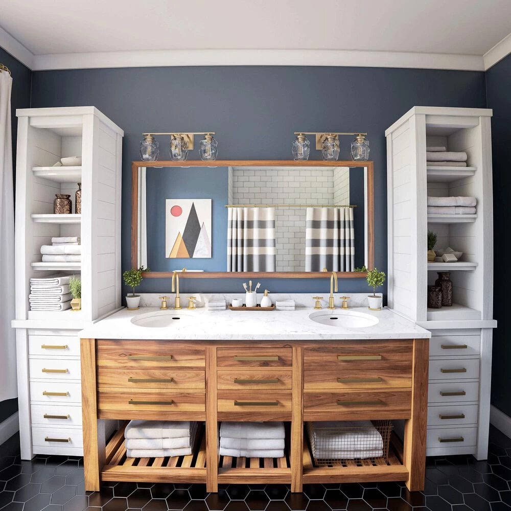 Kenroy Ramona 3-Light Vanity In Antique Brass 9 Kenroy Ramona 3-Light Vanity In Antique Brass - Image 7