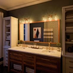 Kenroy Ramona 3-Light Vanity In Antique Brass 19 Kenroy Ramona 3-Light Vanity In Antique Brass -Kenroy Store 63690747 9