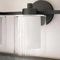 Kenroy Orienta 3-Light Vanity In Matte Black -Kenroy Store 63691018 5