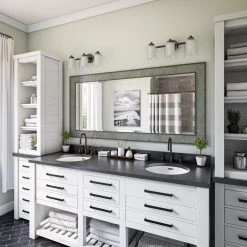 Kenroy Orienta 3-Light Vanity In Matte Black -Kenroy Store 63691018 7