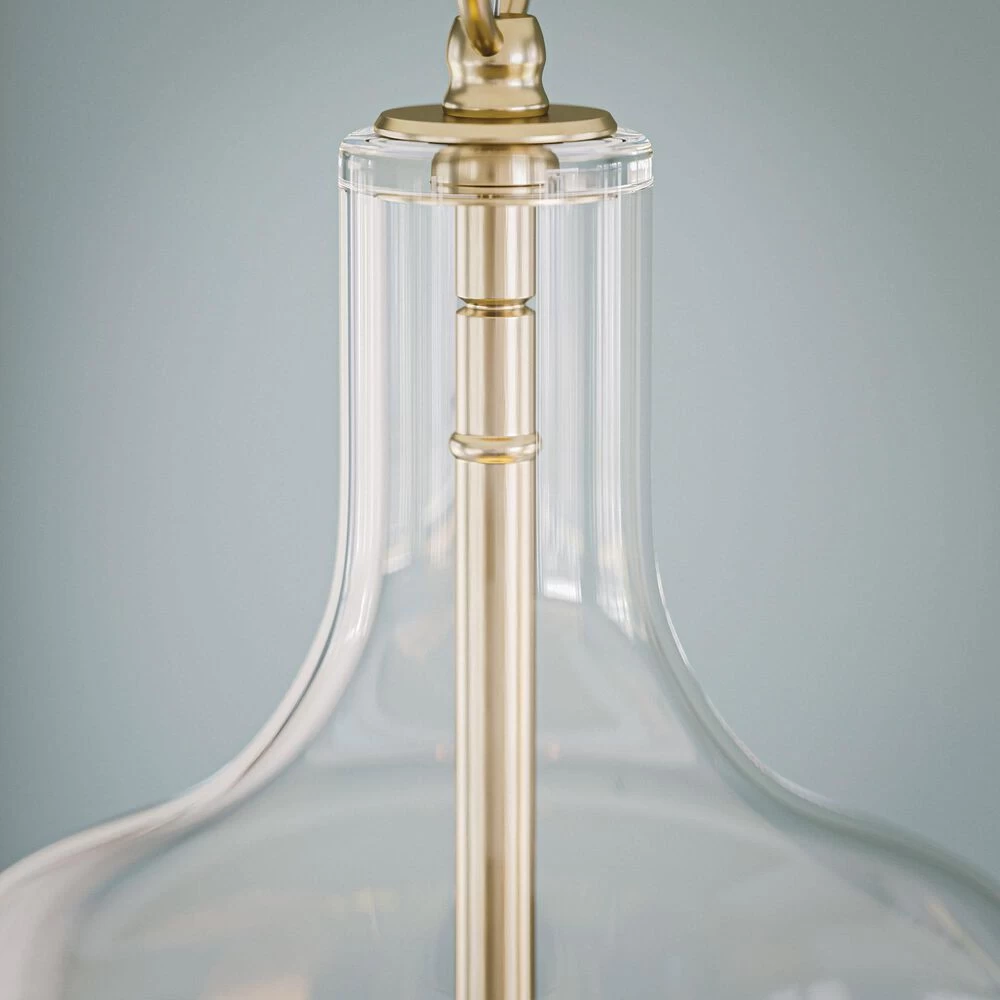 Kenroy Capri 1-Light Mini Pendant In Antique Brass 5 Kenroy Capri 1-Light Mini Pendant In Antique Brass - Image 3