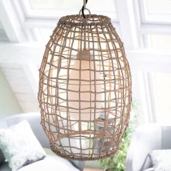 Kenroy Seagrass 1-Light Pendant In Tan 17 Kenroy Seagrass 1-Light Pendant In Tan -Kenroy Store 63691216 6