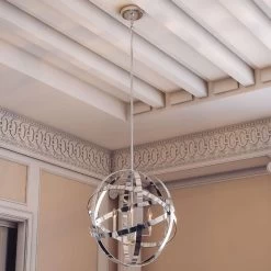 Kenroy Global 3-Light Chandelier In Silver -Kenroy Store 63691224 2