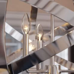 Kenroy Global 3-Light Chandelier In Silver -Kenroy Store 63691224 3