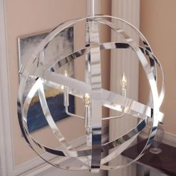 Kenroy Global 3-Light Chandelier In Silver -Kenroy Store 63691224 4