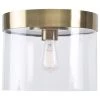 Kenroy Capri 1-Light Flush Mount In Antique Brass 1 Kenroy Capri 1-Light Flush Mount In Antique Brass -Kenroy Store 63691299 1