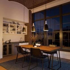 Kenroy Meza 1-Light Small Pendant In Antique Black -Kenroy Store 63691307 8