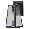 Kenroy Fiely 1-Light Small Wall Lantern In Sandy Black 2 Kenroy Fiely 1-Light Small Wall Lantern In Sandy Black -Kenroy Store 63691315 1