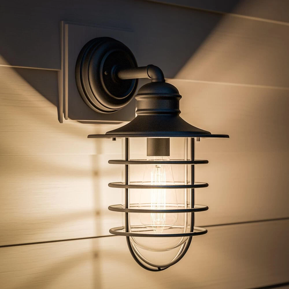 Kenroy Eli 1-Light Lantern In Sandy Black 5 Kenroy Eli 1-Light Lantern In Sandy Black - Image 3