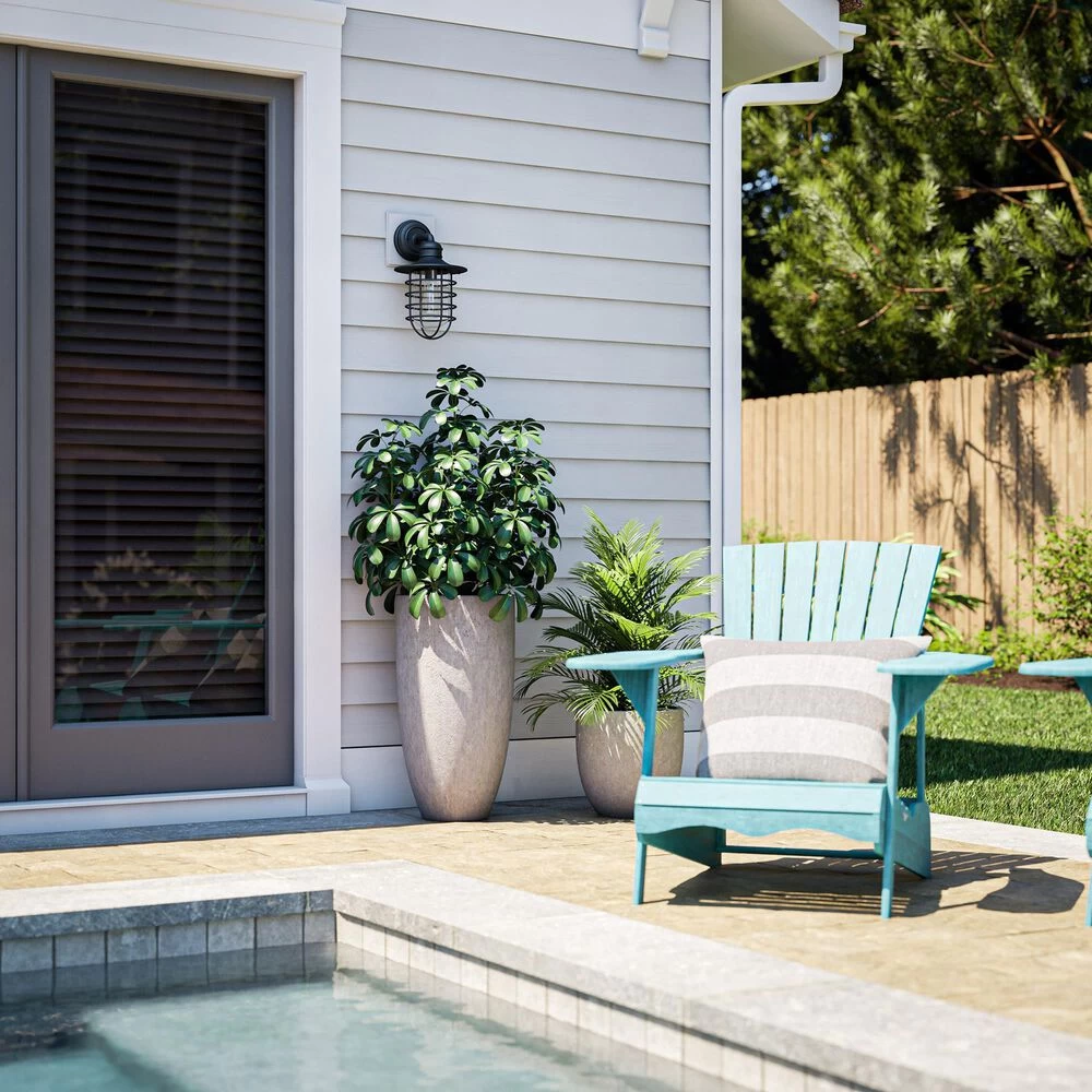 Kenroy Eli 1-Light Lantern In Sandy Black 6 Kenroy Eli 1-Light Lantern In Sandy Black - Image 4