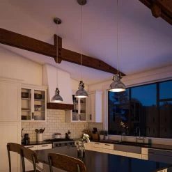 Kenroy Nautilus 1-Light Mini Pendant In Antique Nickel -Kenroy Store 63691430 8