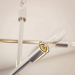 Kenroy Swiv 6-Light Chandelier In Silver 15 Kenroy Swiv 6-Light Chandelier In Silver -Kenroy Store 63691596 6