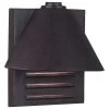Kenroy Fairbanks 1-Light Small Wall Lantern In Copper -Kenroy Store 63691638 1