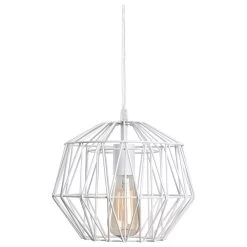 Kenroy Mindi 1-Light Swag Pendant In Weathered White