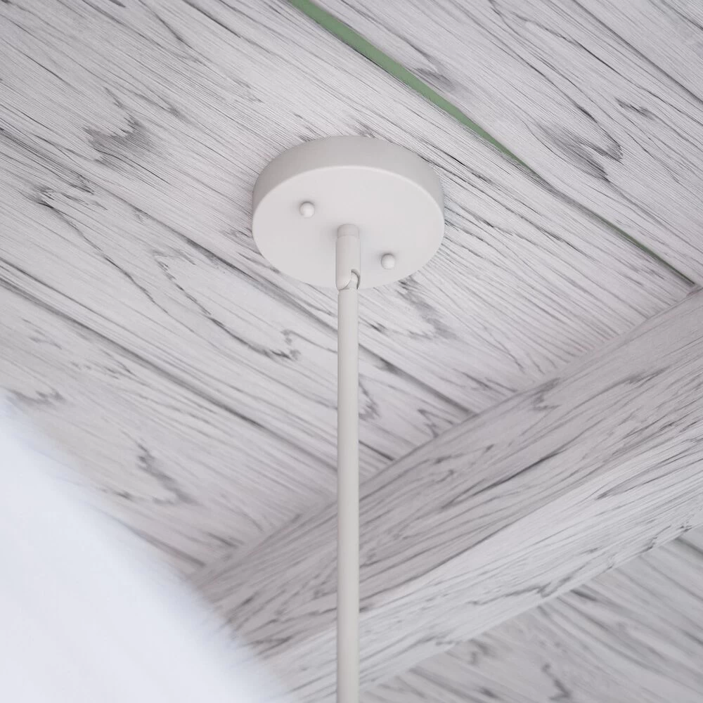 Kenroy Butler 1-Light Pendant In White 8 Kenroy Butler 1-Light Pendant In White - Image 6