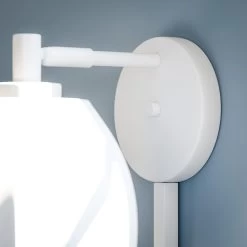 Kenroy Ash 1-Light Wall Sconce In Matte White 11 Kenroy Ash 1-Light Wall Sconce In Matte White -Kenroy Store 63691877 3