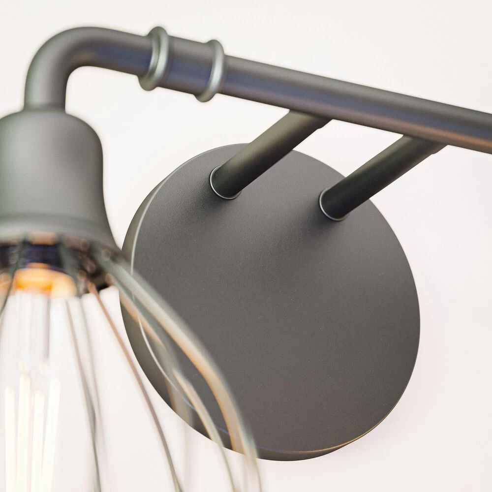 Kenroy Cagney 2-Light Vanity In Black 6 Kenroy Cagney 2-Light Vanity In Black - Image 4