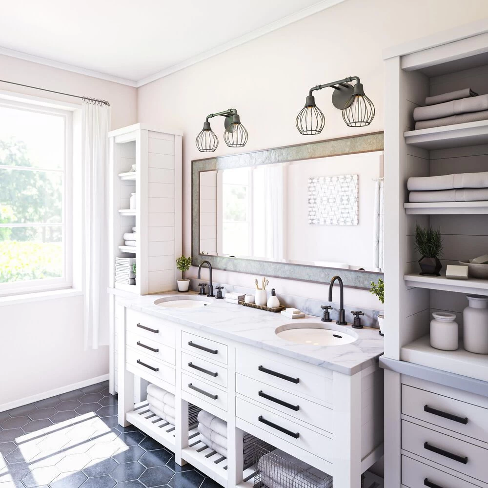 Kenroy Cagney 2-Light Vanity In Black 8 Kenroy Cagney 2-Light Vanity In Black - Image 6