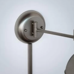 Kenroy Frye Wall Swing Arm Lamp In Antique Nickel -Kenroy Store 63691893 4