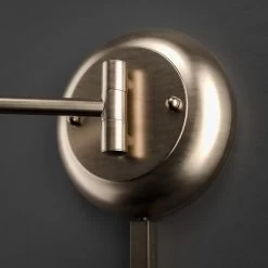 Kenroy Frye Wall Swing Arm Lamp In Antique Nickel -Kenroy Store 63691893 5