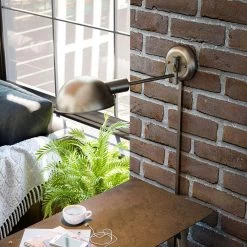 Kenroy Frye Wall Swing Arm Lamp In Antique Nickel -Kenroy Store 63691893 7