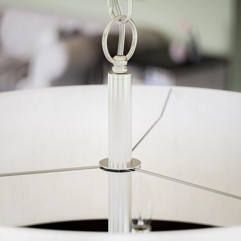 Kenroy Rutherford 5-Light Pendant In Brushed Steel 5 Kenroy Rutherford 5-Light Pendant In Brushed Steel - Image 3