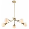 Kenroy Vaughn 5-Light Chandelier In Painted Gold