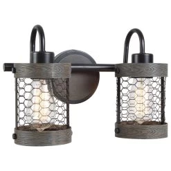 Kenroy Cozy 2-Light Vanity In Oil Rubbed Bronze