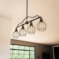 Kenroy Cagney 4-Light Island In Black -Kenroy Store 63692321 4