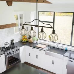 Kenroy Cagney 4-Light Island In Black -Kenroy Store 63692321 6