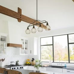 Kenroy Cagney 4-Light Island In Black -Kenroy Store 63692321 7