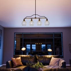 Kenroy Cagney 4-Light Island In Black -Kenroy Store 63692321 9