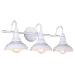 Kenroy Dale 3-Light Vanity In White