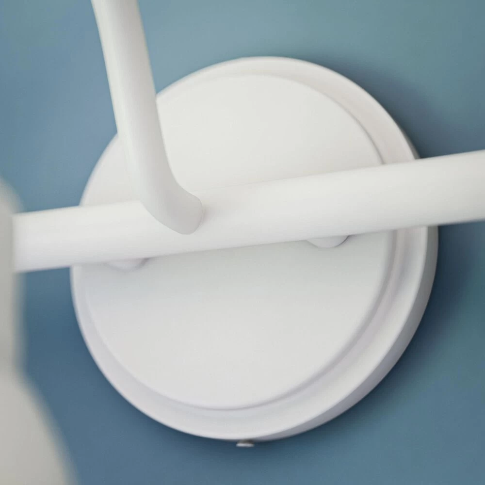 Kenroy Dale 3-Light Vanity In White 5 Kenroy Dale 3-Light Vanity In White - Image 3