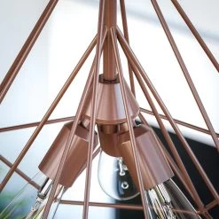 Kenroy Pyramid 3-Light Pendant In Vintage Copper -Kenroy Store 63692362 3