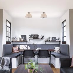 Kenroy Rochelle 3-Light Semi Flush In Bronze -Kenroy Store 63692636 7