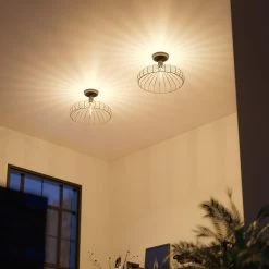 Kenroy Cagney 1-Light Semi Flush In Matte Black 15 Kenroy Cagney 1-Light Semi Flush In Matte Black -Kenroy Store 63692677 5