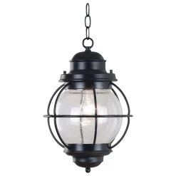 Kenroy Hatteras 1-Light Hanging Lantern In Black