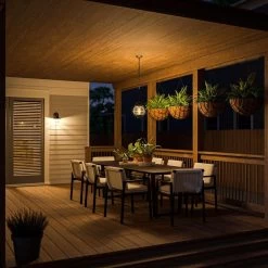 Kenroy Hatteras 1-Light Hanging Lantern In Black -Kenroy Store 63692685 8