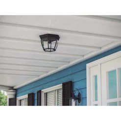 Kenroy Dural 1-Light Flush Mount In Black -Kenroy Store 63692735 6